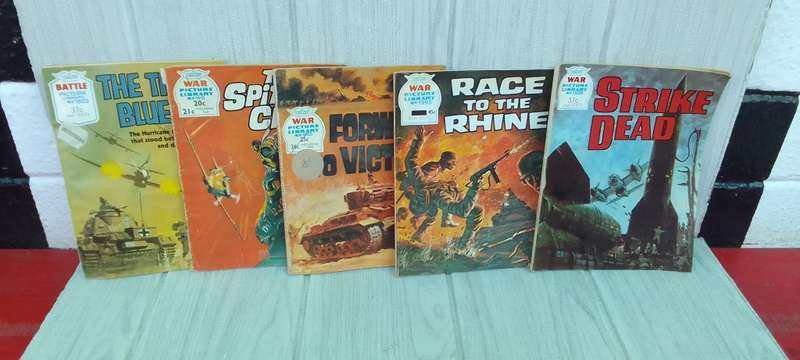5x retro battle comics